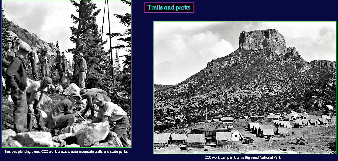 CCC and parks, 1930s